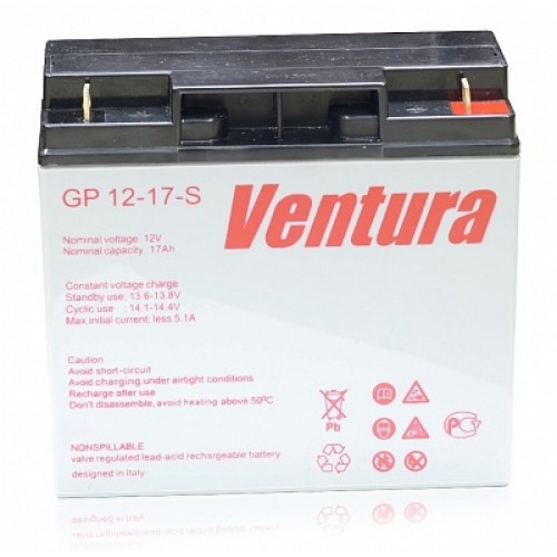 GP 12-17-S G5 - аккумулятор VENTURA 17ah 12V  